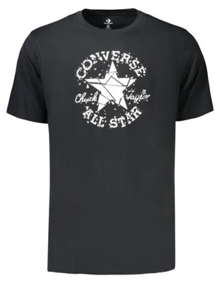 Produktbild von Schwarzes Herren Kurzarm T-Shirt mit Logo-Print und Rundhalsausschnitt