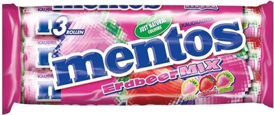 Produktbild von Mentos Erdbeer-Mix (3 x 37,50 g)