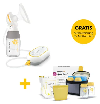 Produktbild von MEDELA Freestyle™ Mini Classic elektrische Einzelmilchpumpe + All-in-One Storage
