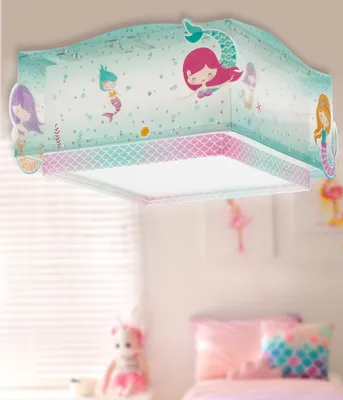 Zdjęcie produktu dla Plafon sufitowy Mermaids - Syreny dla dzieci