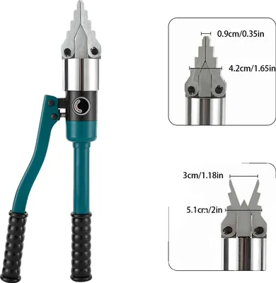 Produktbild von Hydraulischer Spreizer, 8 Tonnen Tragfähigkeit, vielseitig für Bau und Reparatur, Blau