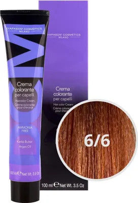 Produktbild von DCM Hair Color Cream Ammonia Free 6-6 Copper 100ml