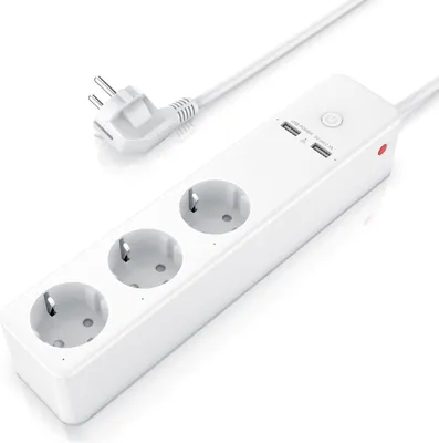 Produktbild von BEARWARE Steckdosenleiste Mehrfachsteckdose Steckerleiste 3680W, 3-fach