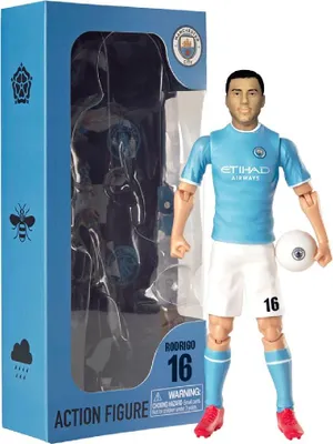 Immagine prodotto di Action figure Socker del Manchester City Rodri, 20 cm, giocattolo da calcio