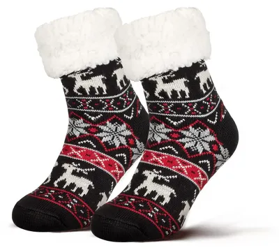Produktbild von Piarini 1 Paar Kuschelsocken ABS Sohle warme Damen Socken Hüttensocken Wintersoc