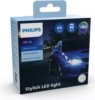 Zdjęcie produktu dla Philips LED H3 Ultinon Ultinon Pro3021 2 x