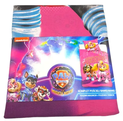 Produktbild von Carbotex Paw Patrol Baumwolle Bettwäsche-Set Rosa 160x200 cm
