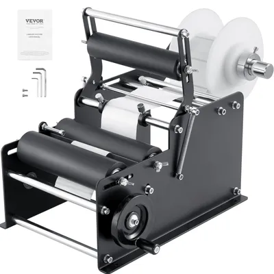 Immagine prodotto di Etichettatrice VEVOR Manuale 15-20 etichette al minuto Pistola per etichette Larghezze delle etichette da 10-130 mm, lunghezze delle etichette da 10-300 mm Cartellini prezzo Macchina etichettatrice Etichettatrice per bottiglie