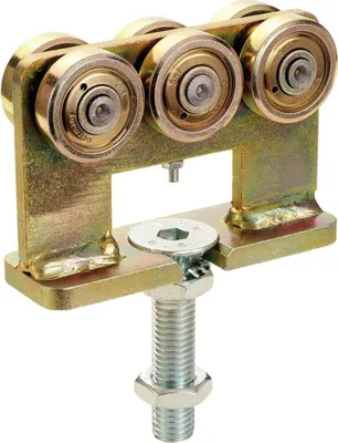 Produktbild von HELM Schiebetor-Rollapparat, 392, doppelpaarig, Stahl