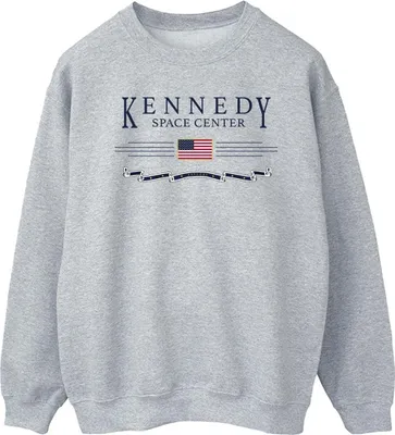 Produktbild von NASA - "Kennedy Space Centre Explore" Sweatshirt für Herren BI48211 (M) (Grau)