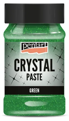 Obrázek produktu pro Křišťálová pasta Pentart 100 ml - zelená