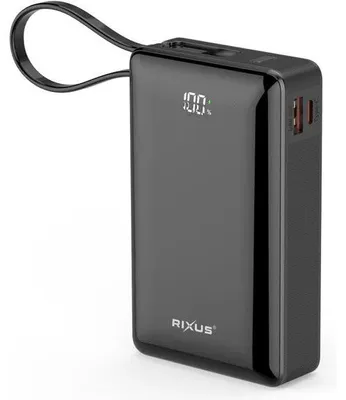 Imagen del producto de Batería externa Olympic Sportswear Rixus Power Bank RXPB02B de 20.000 mAh, con batería de iones de litio, puerto USB-C y color