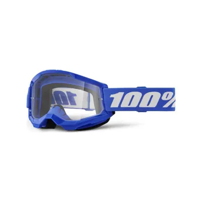 Obrázek produktu pro Motocyklové brýle MTB ATV STRATA 2 - 100% modré transparentní