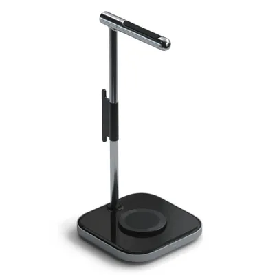 Immagine prodotto di Satechi SV0155319010 Stand per Cuffie con Ricarica Wireless Nero Grigio