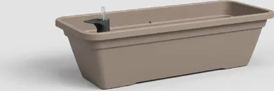 Obrázek produktu pro Artevasi Truhlík VENEZIA, samozavlažovací, 80 cm, plast, šedá