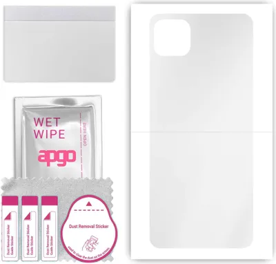 Produktbild von apgo Rückseite Schutzfolie, klar, kompatibel mit Samsung Galaxy A22 5G, Hinten Hydrogel-Displayschutzfolie mit Positionierhilfe, kratzfest, einfache Montage