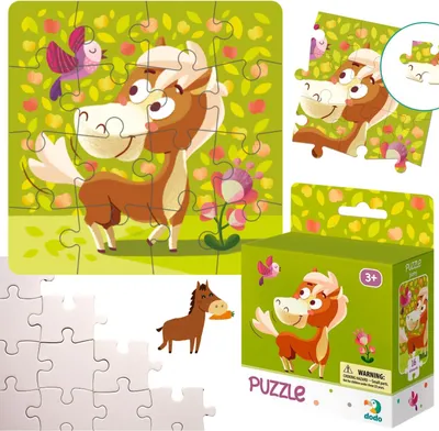 Immagine prodotto di DODO Puzzle Cavallo 16 pezzi
