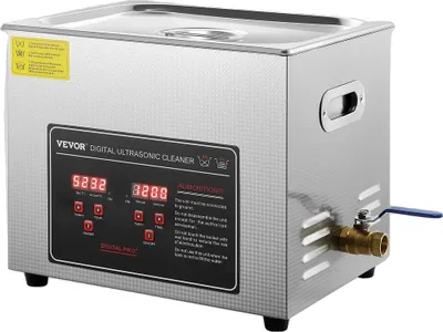 Obrázek produktu pro Ultrazvuková čistička, přenosná konstrukce, vyhřívaná čisticí funkce, 10 l