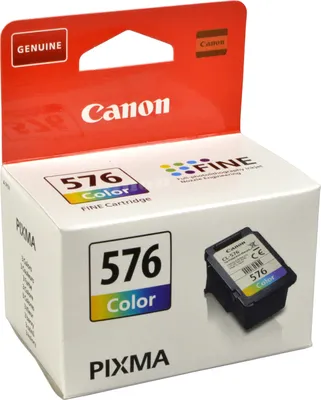 Produktbild von Canon CL-576, Standardertrag, Cyan, Magenta, Gelb, 6,2 ml, 1 Stück(e), 100 Seiten, Einzelpackung