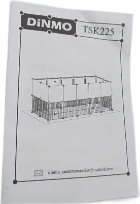 Obrázok produktu pre DINMO ohrádka pre malé zvieratá Oxford Mat 63 cm výška Pet Exercise Fence Home Protection Jednoducho praktické