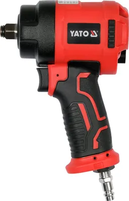 Produktbild von Yato YT-09515, Luft-Ratschenschlüssel, Schwarz, Rot, 1/2", 10000 RPM, 1200 Nm, 142 l/min