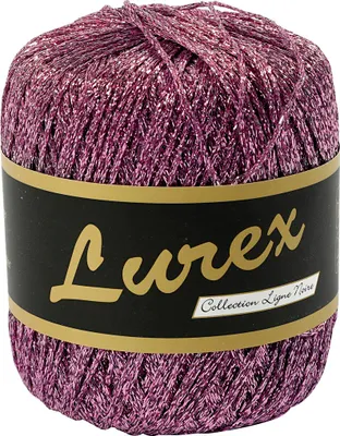 Produktbild von Creativ Company Polyester Glittergarn lila, 160 m