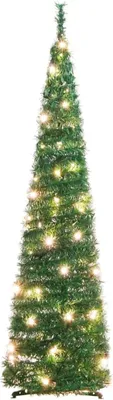 Immagine prodotto di Albero di Natale Artificiale Pop-up con 50 LED Verde 120 cm