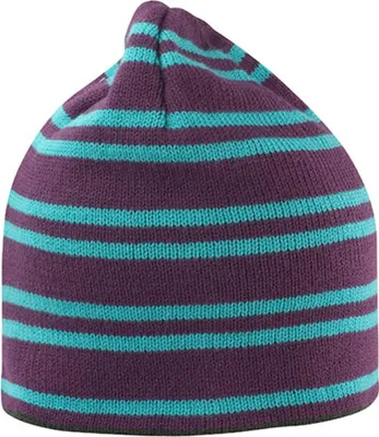 Produktbild von Result Winter Essentials R354X | Team Reversible Beanie Wintermütze - Farbe: Plum/Turquoise/Grey - Größe: One Size