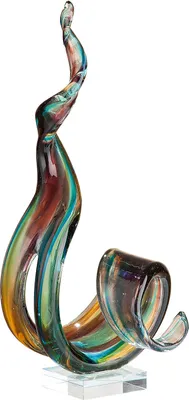 Produktbild von Casablanca by Gilde Dekofigur Glasart Skulptur Marea  durchgefärbt, handgearbeitet H. 39,5 cm,39466