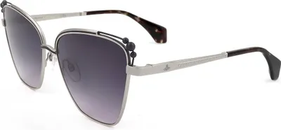 Produktbild von Vivienne Westwood Vivienne Westwood VW7010 800 SATIN SILVER 59/16/140 Damen Sonnenbrillen
