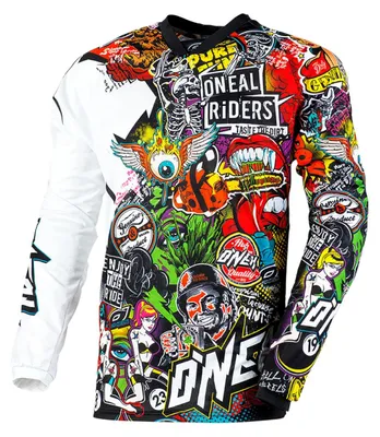 Obrázok produktu pre Dres O'Neal Mayhem Crank, biely/červený, 2XL