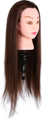 Produktbild von 26'' Salon-Haarpraxis-Friseur-Trainingskopf-Kosmetologie-Schaufensterpuppe mit Klemmhalter