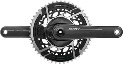 Produktbild von SRAM RED E1 Kurbelgarnitur 165 mm 46-33T - ultraleichte Performance für Rennr...