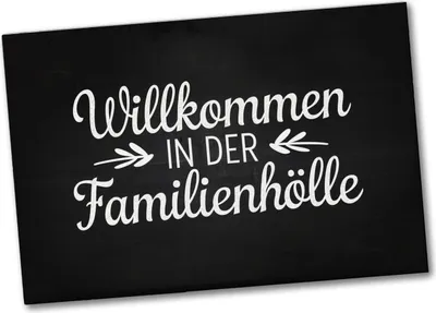 Produktbild von Willkommen in der Familienhölle Souvenir Souvenir Magnet