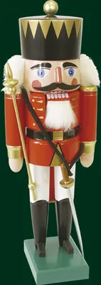 Produktbild von Nussknacker König bunt Höhe= 36cm NEU