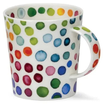 Mok, Fine Bone China, 0,32 l, Hot Spots Design, 9,5 cm