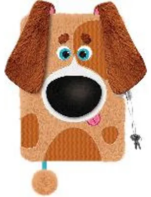 Produktbild von Tagebuch Plüsch "PREMIUM Bernard the Dog", DIN A 5, 96 Seiten