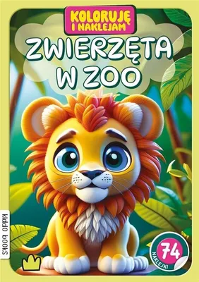 Produktbild von Kolorowanka z naklejkami Zwierzęta w Zoo praca zbiorowa