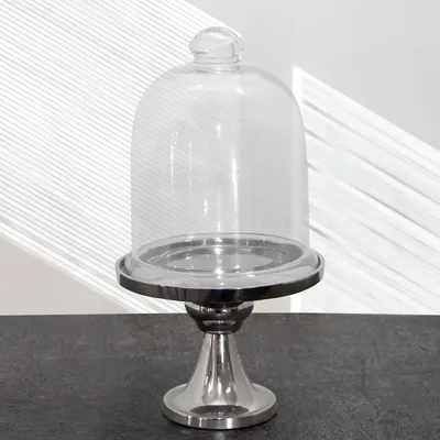 Produktbild von Käseglocke, Aluminium, Glas, Dose, Dekoration