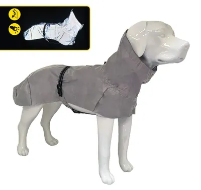 Productafbeelding van Croci Wandeljas - Regenjas voor honden, reflecterende regenjas voor honden