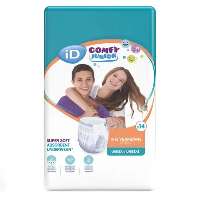 Produktbild von Ontex ID Comfy Junior Pants 11-15 Jahre 14 Stk für Kinder und Jugendliche