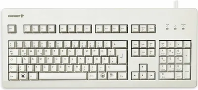 Produktbild von Cherry Standard PC keyboard G80-3000 PS2, DE, PS/2, QWERTY, 1.75 m, 0 - 50 °C, 470 x 195 x 44 mm, 1.62 kg