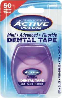 Produktbild von ACTIVE ORAL CARE Zahnpflegeband mint gewachst mit Fluorid 50 Meter