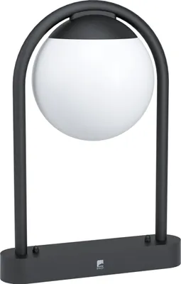Produktbild von Eglo 98732 PRATA VECCHIA E27 Außen-Sockelleuchte 320x200mm Schwarz Weiss IP44