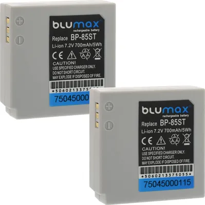 Produktbild von 2x Blumax Akku für Samsung IA-BP85sT VPMX10AU SCMX10H VP-HMX20C 700 mAh