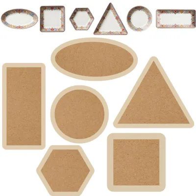 6er-Set Holzformen für Keramik, 6 Größen, zum Tonformen