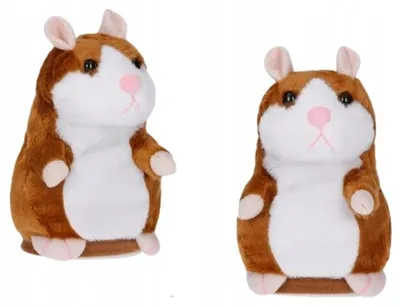 Produktbild von 2x Chatterbox, ein interaktiver, sprechender Hamster, der Wörter in jeder Sprache wiederholt,