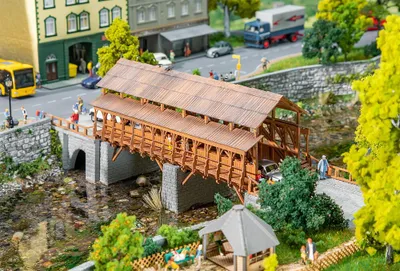 Immagine prodotto di Faller H0 120527 Ponte ferroviario in legno