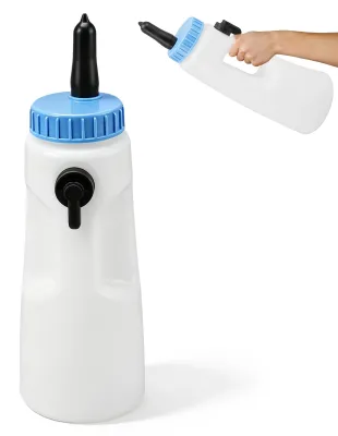 Kalbertränke 2,5 l mit Griff, vertikale Milchflasche