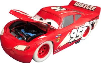 Produktbild von Flash McQUENN CARS fluorescent, JAD34846, Maßstab1/24, JADA TOYS